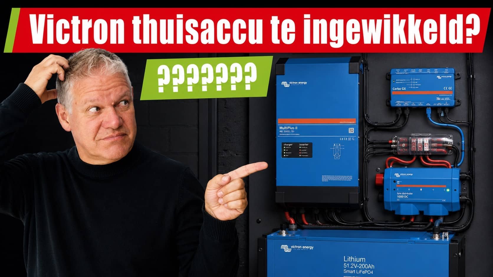 Victron thuisaccu te ingewikkeld?